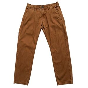 Peyton & Parker Pants Mens Size 30x30 Chino Slim Fit Stretch Brown